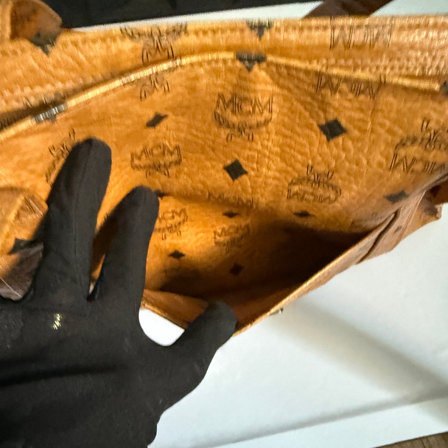 MCM Shoppers Tote Long Handle