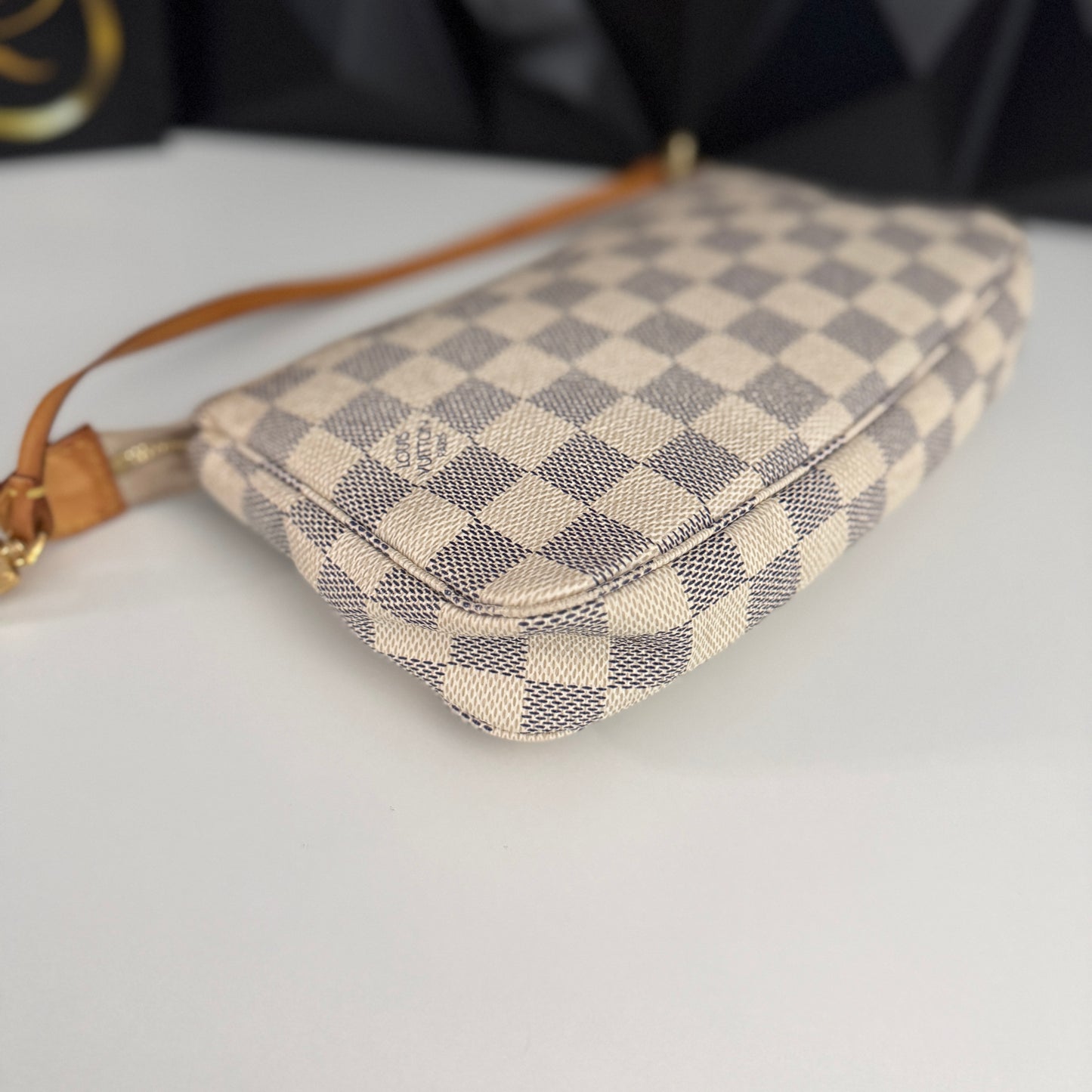 Louis Vuitton Pochette Accessoires, Damier Azur