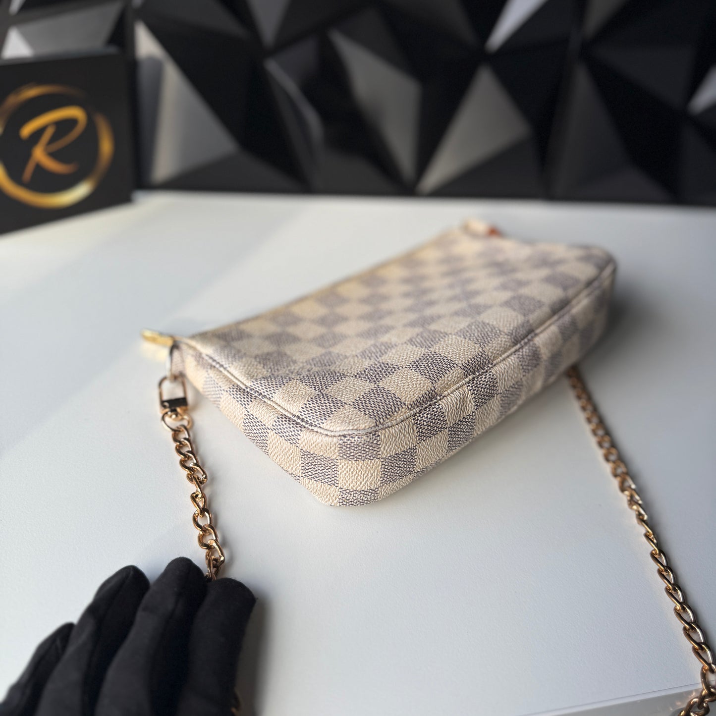 Louis Vuitton Pochette Accessoires, Damier Azur