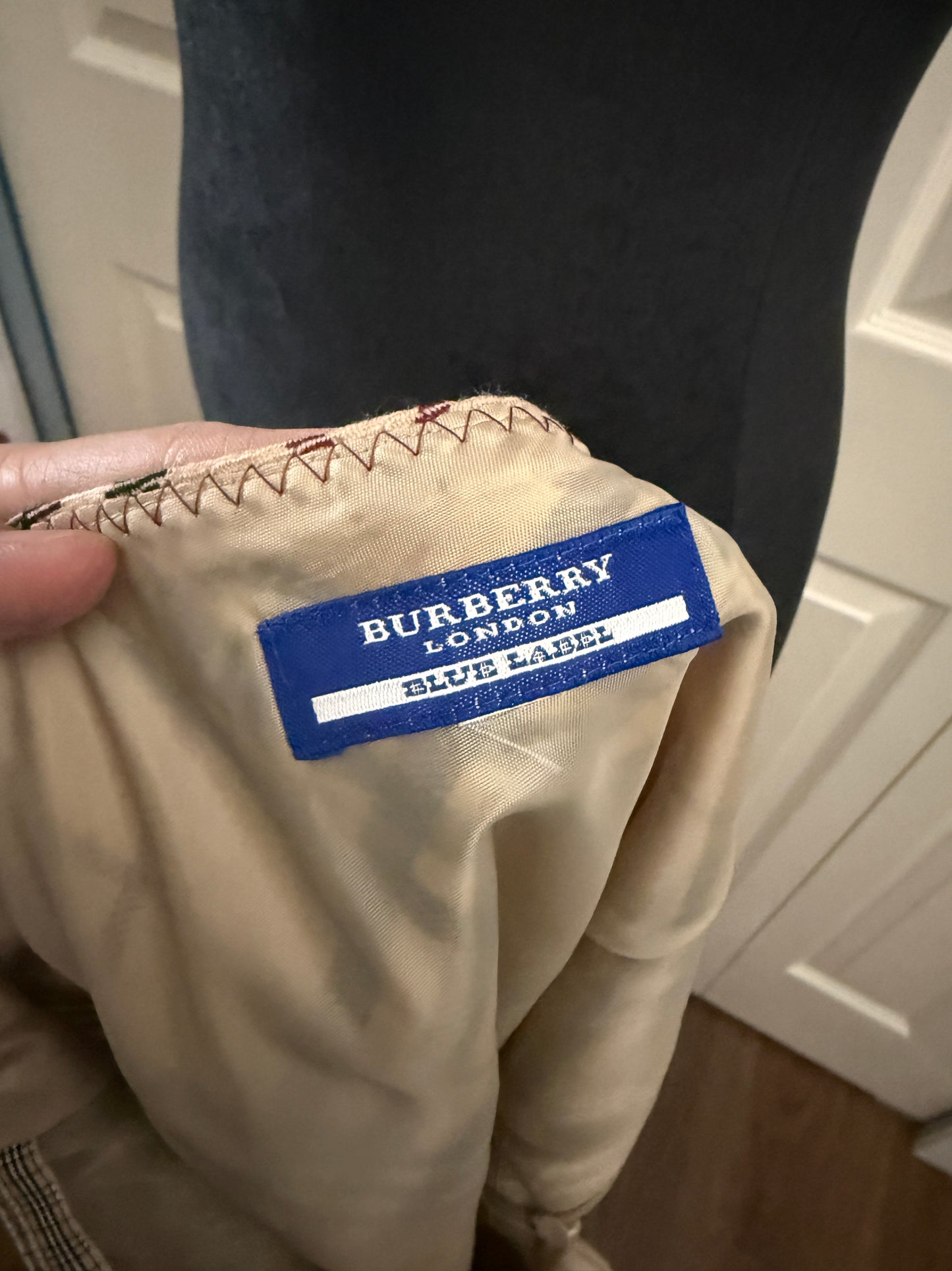 Burberry Blue Label Plaid Skirt