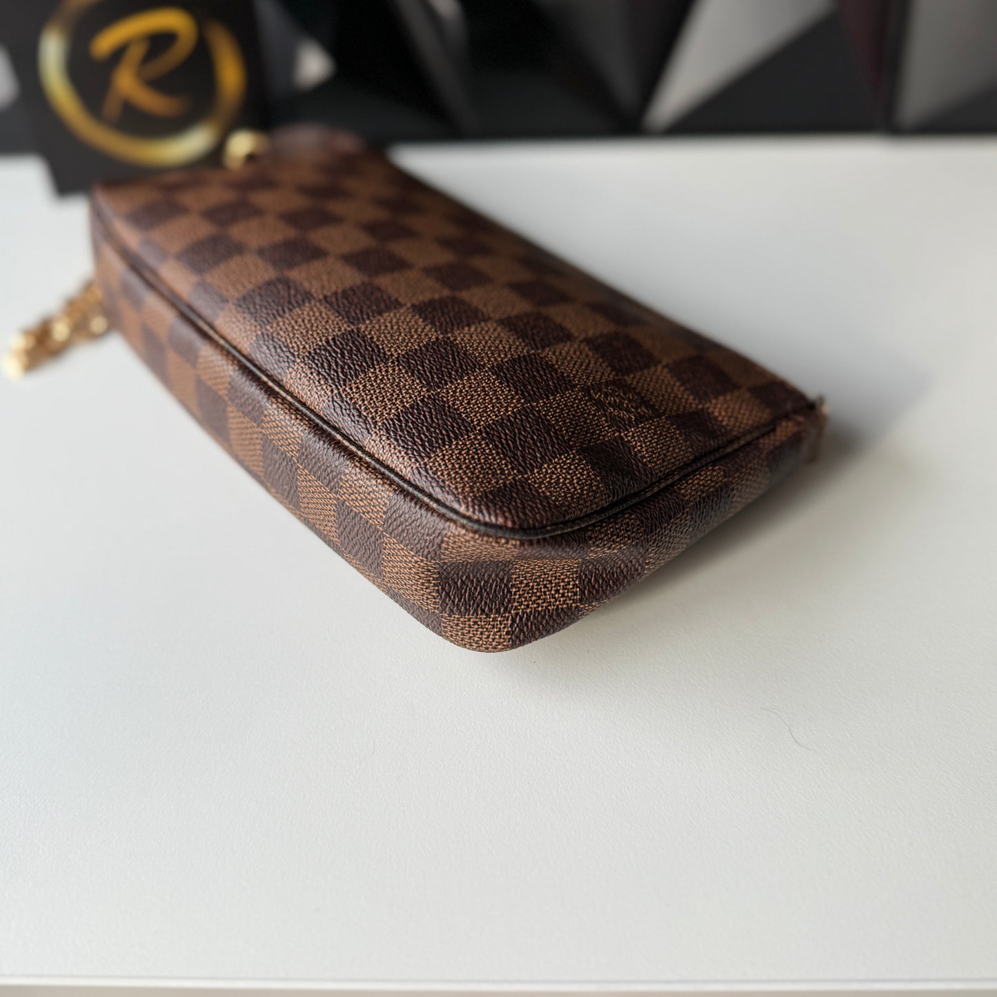Louis Vuitton Pochette Accessoires, Damier Ebene