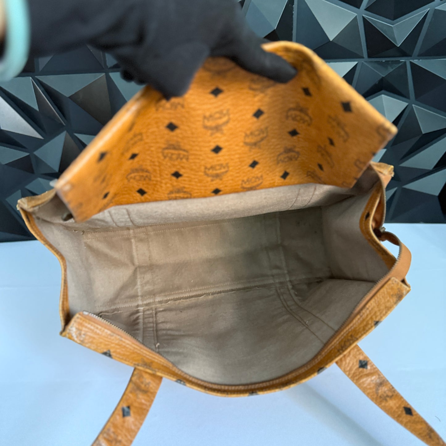 MCM Shoppers Tote Long Handle