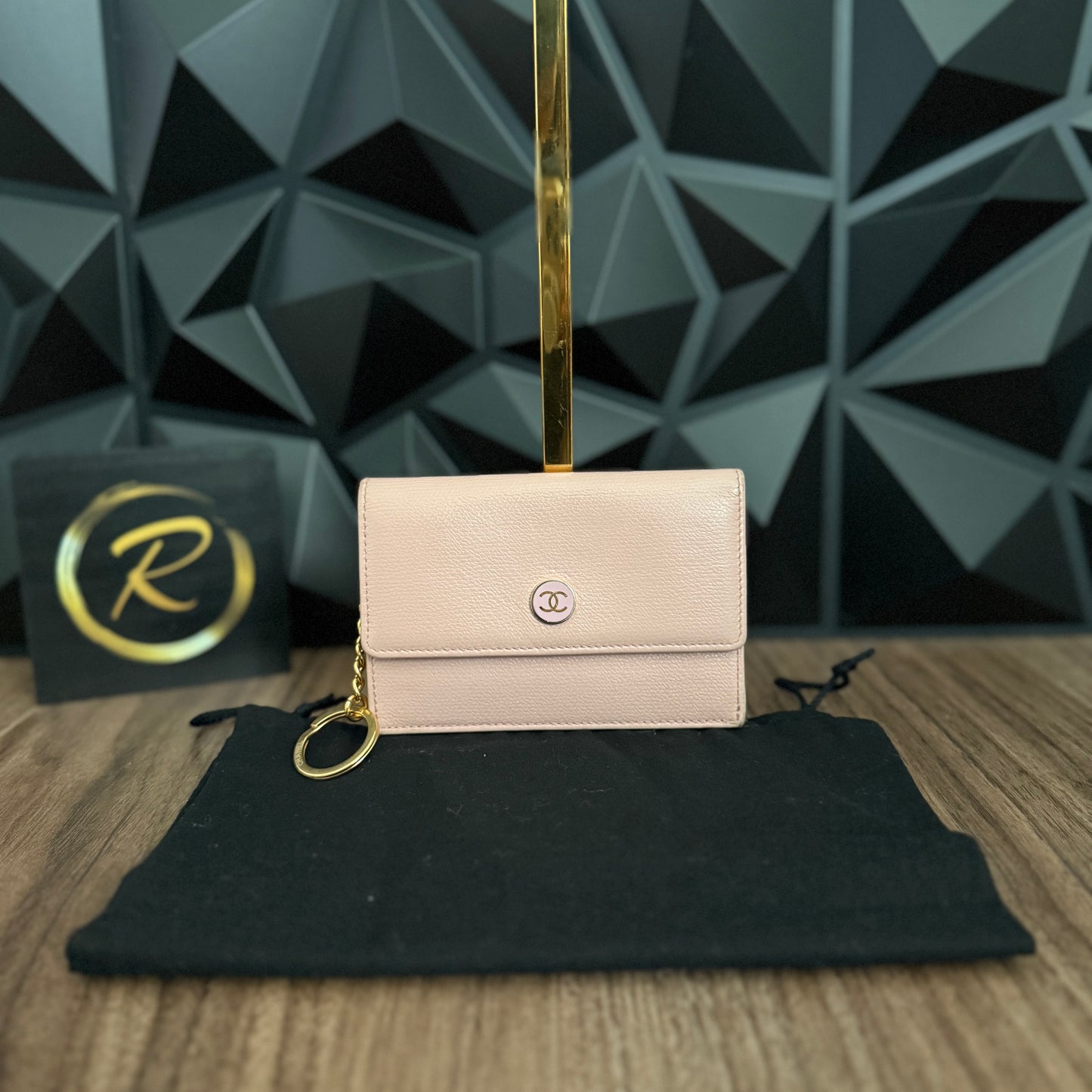 Chanel Coco Button Coin / Card / Key Cles