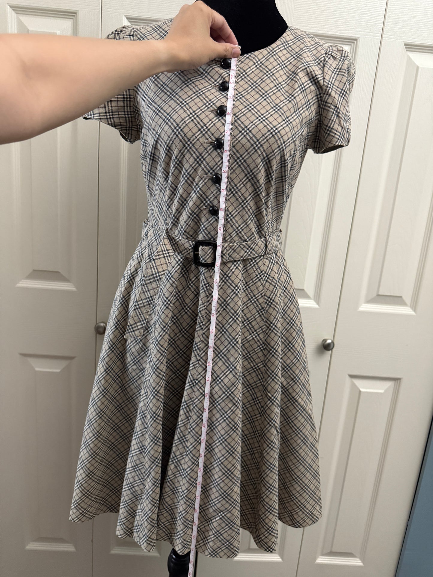 Burberry Blue Label Plaid Dress