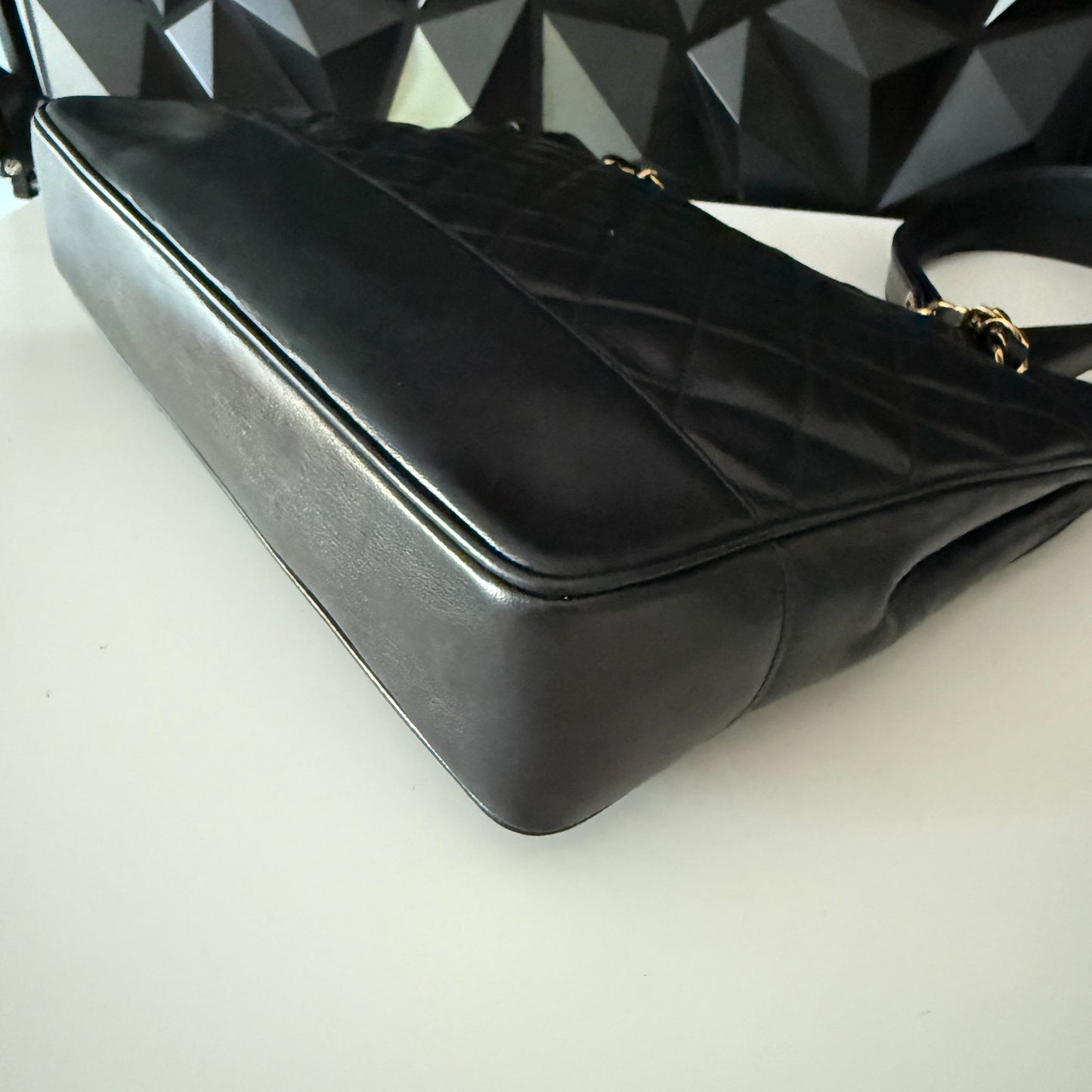 Chanel Lambskin Quilted Shoulder Bag