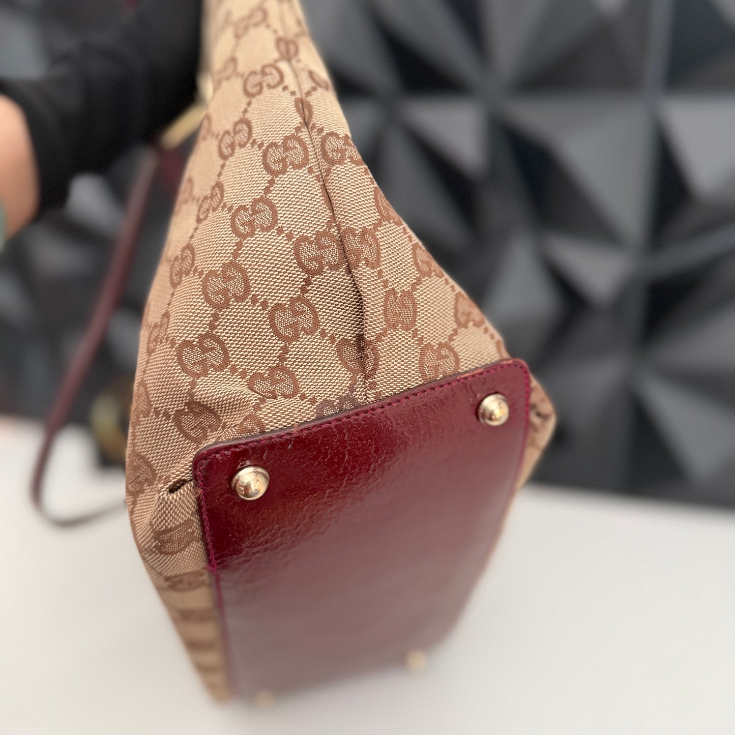 Gucci Canvas Eclipse Tote Bag