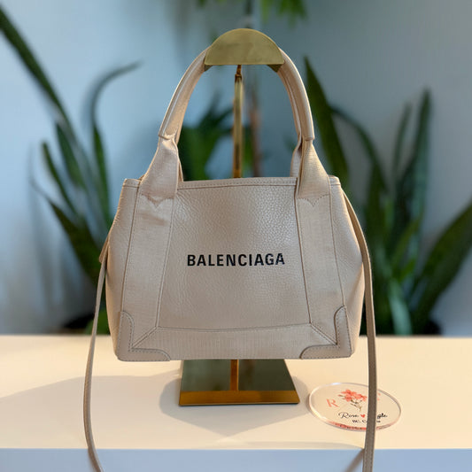 Balenciaga Calfskin Leather XS Cabas 2-way Tote / Crossbody