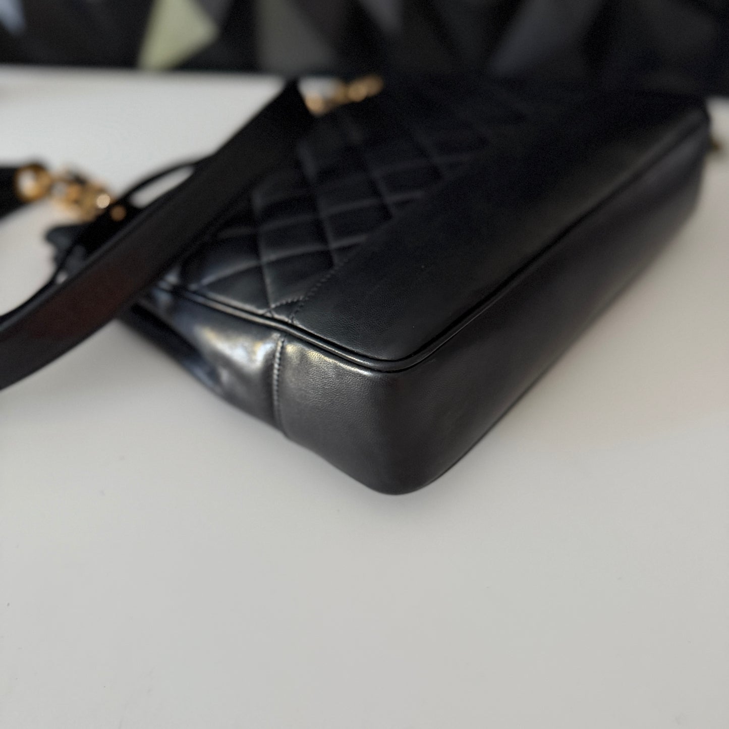 Chanel Lambskin Quilted Shoulder Bag