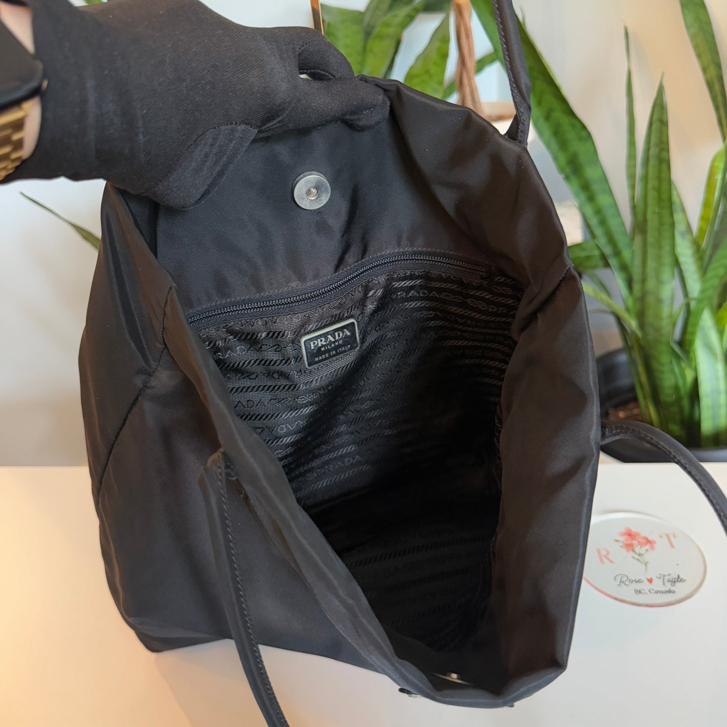 Prada Nylon Tote Bag