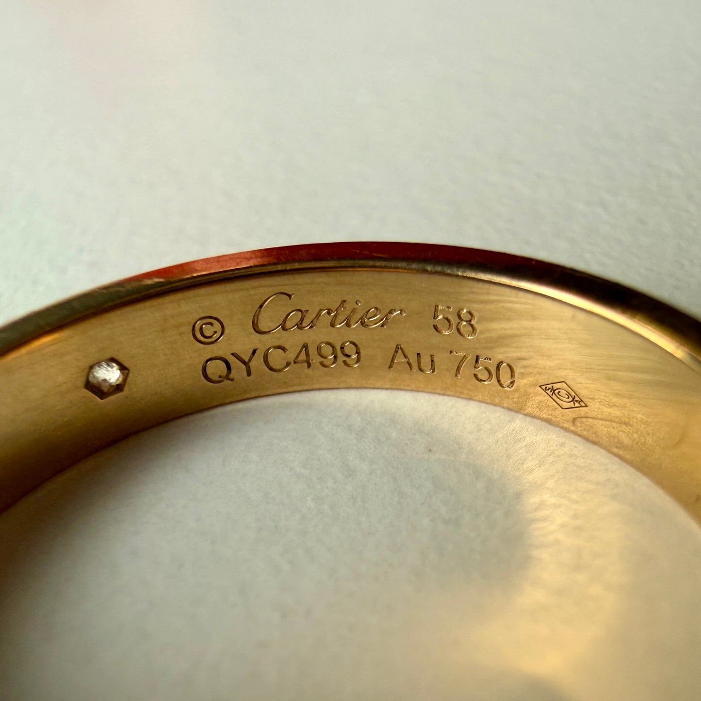 Cartier LOVE Ring, Small model, 1P Diamond