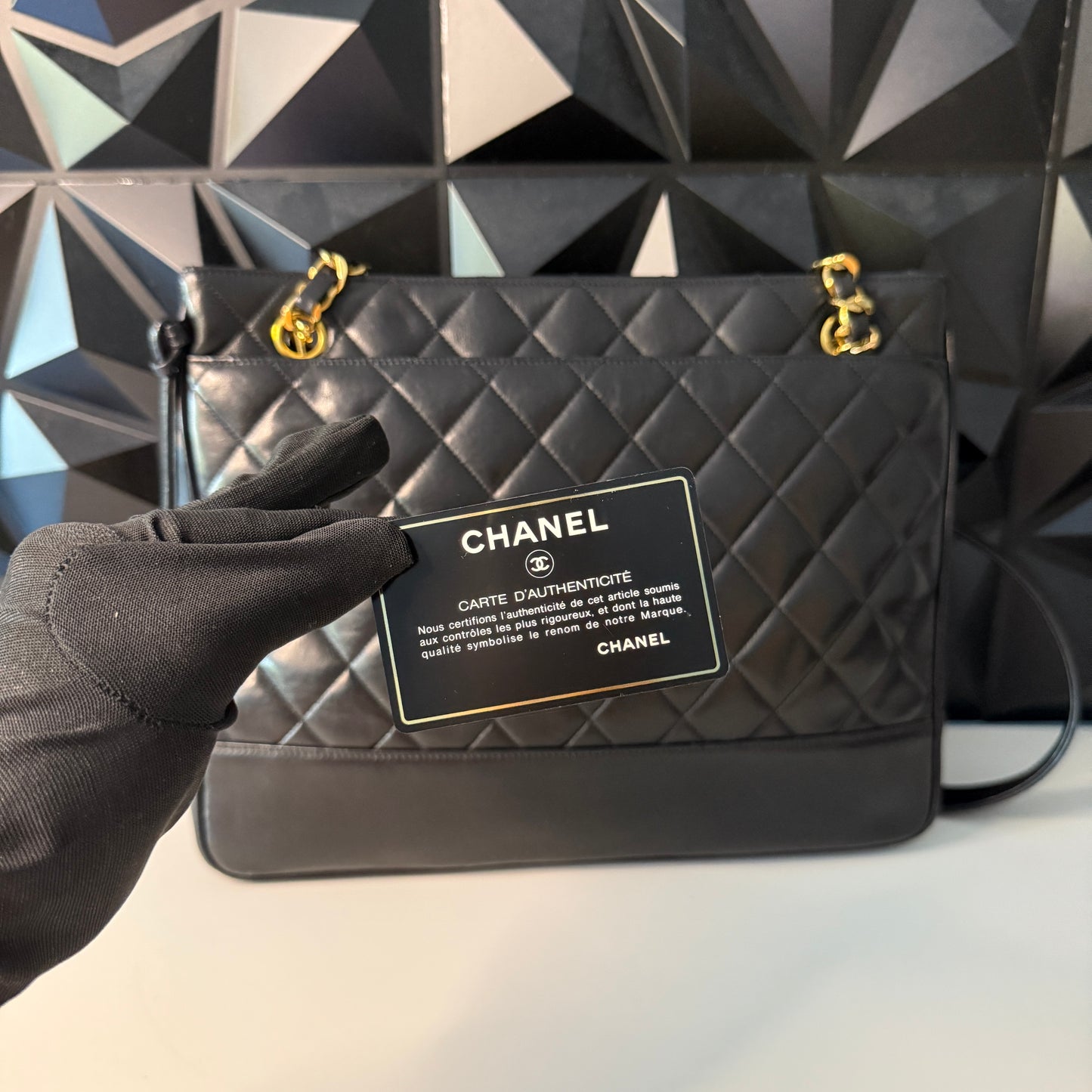 Chanel Lambskin Quilted Shoulder Bag
