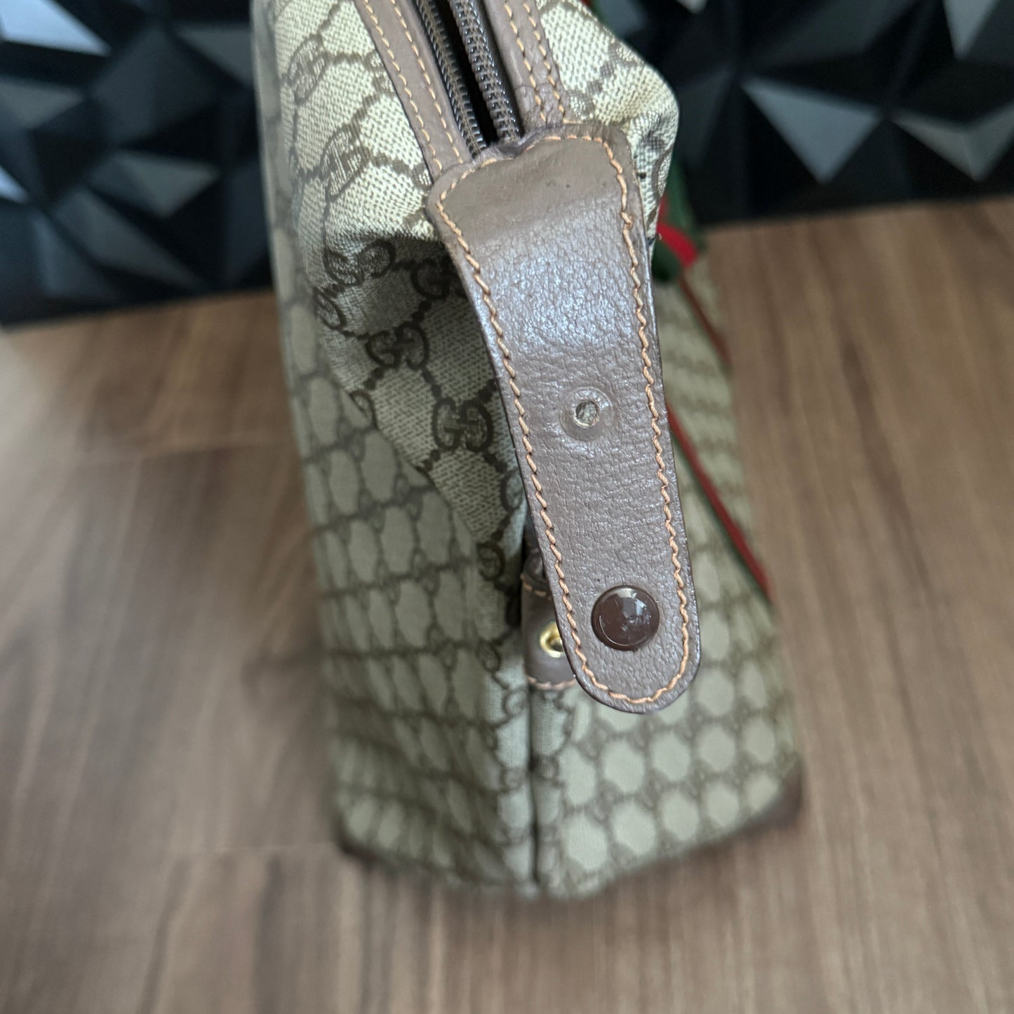 Gucci XL Sherry Line Tote Bag