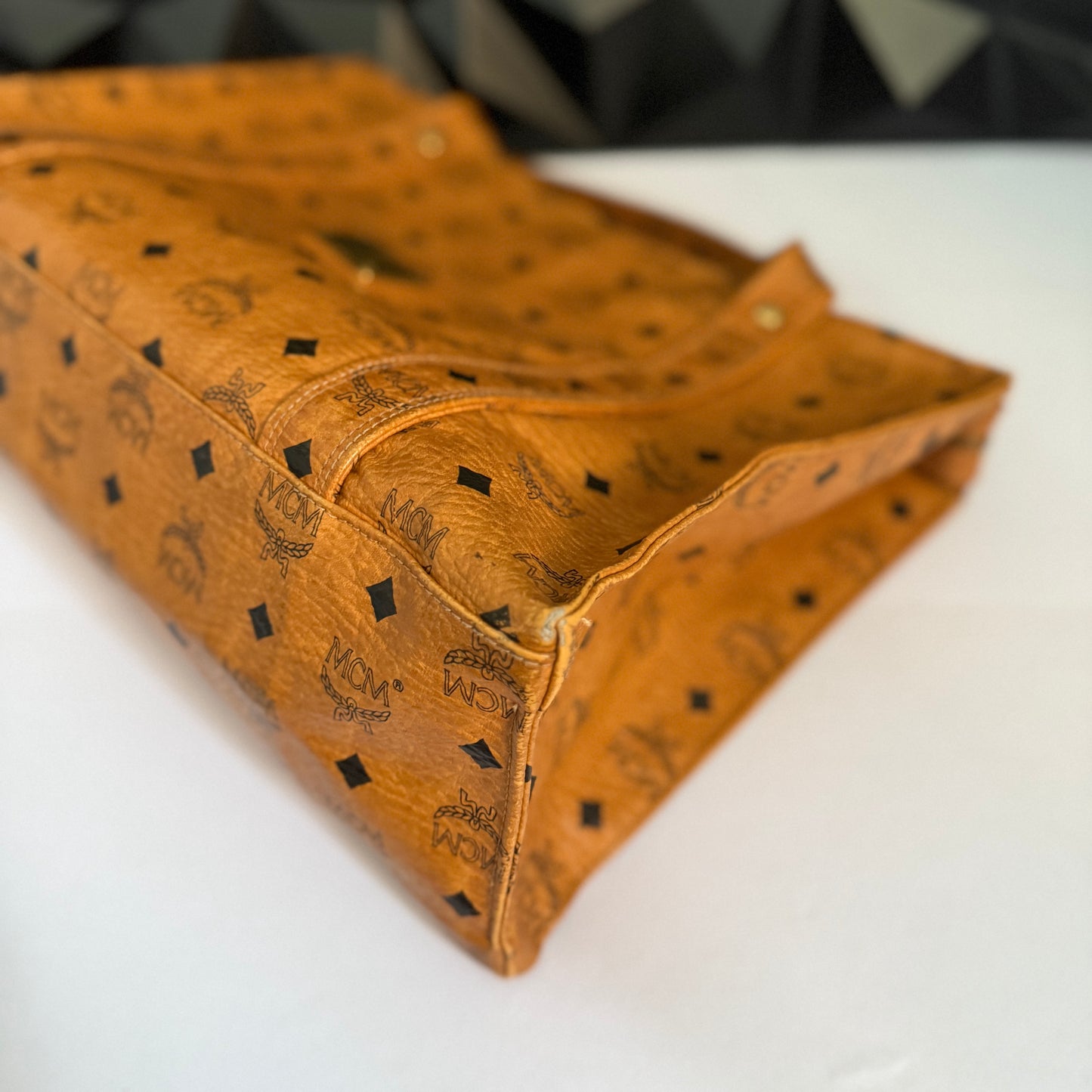 MCM Shoppers Tote Long Handle