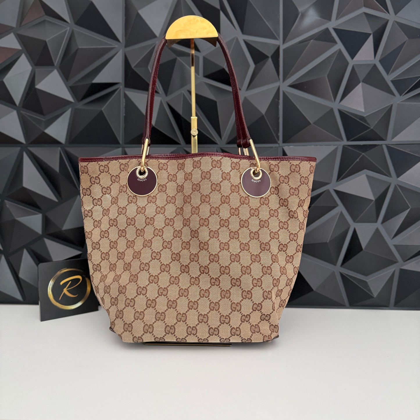 Gucci Canvas Eclipse Tote Bag