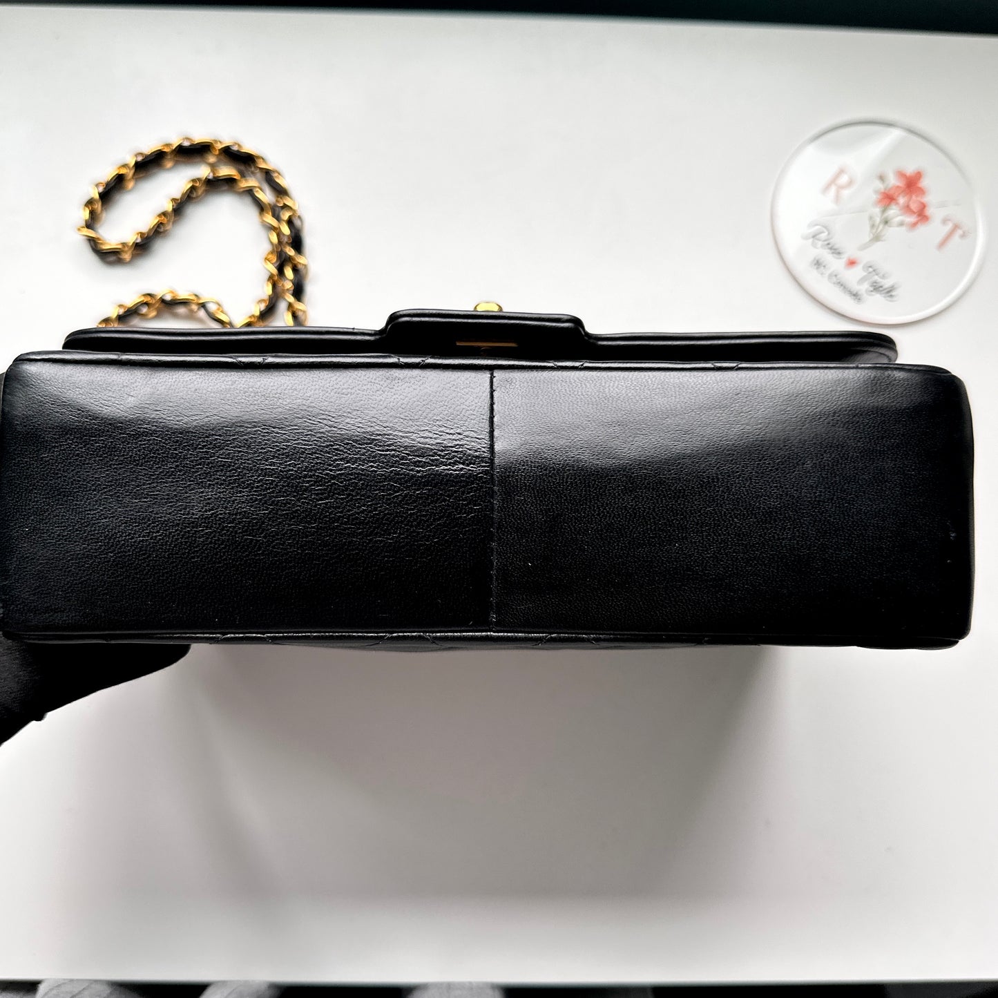 Chanel Vintage Diana – Lambskin, Medium Black 24K GHW