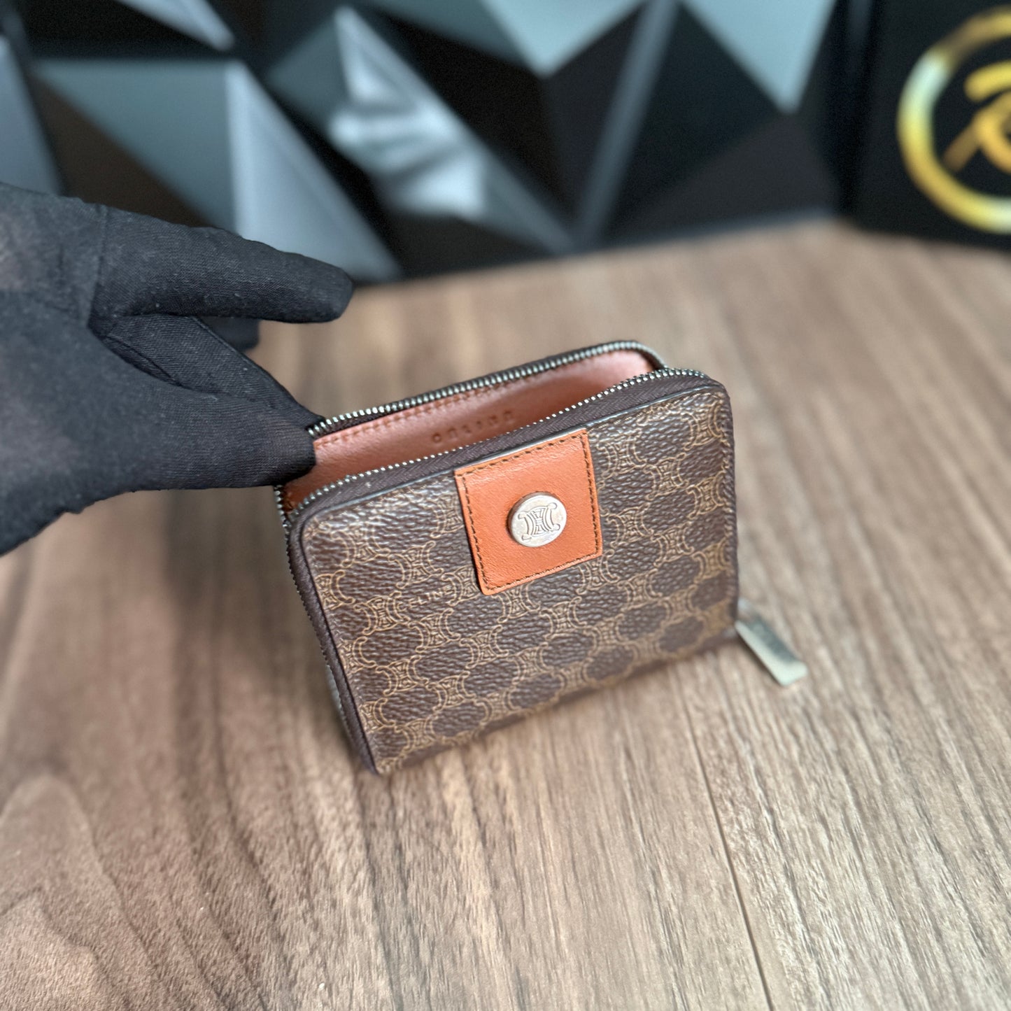 Celine Macadam Small Coin & Card Holder