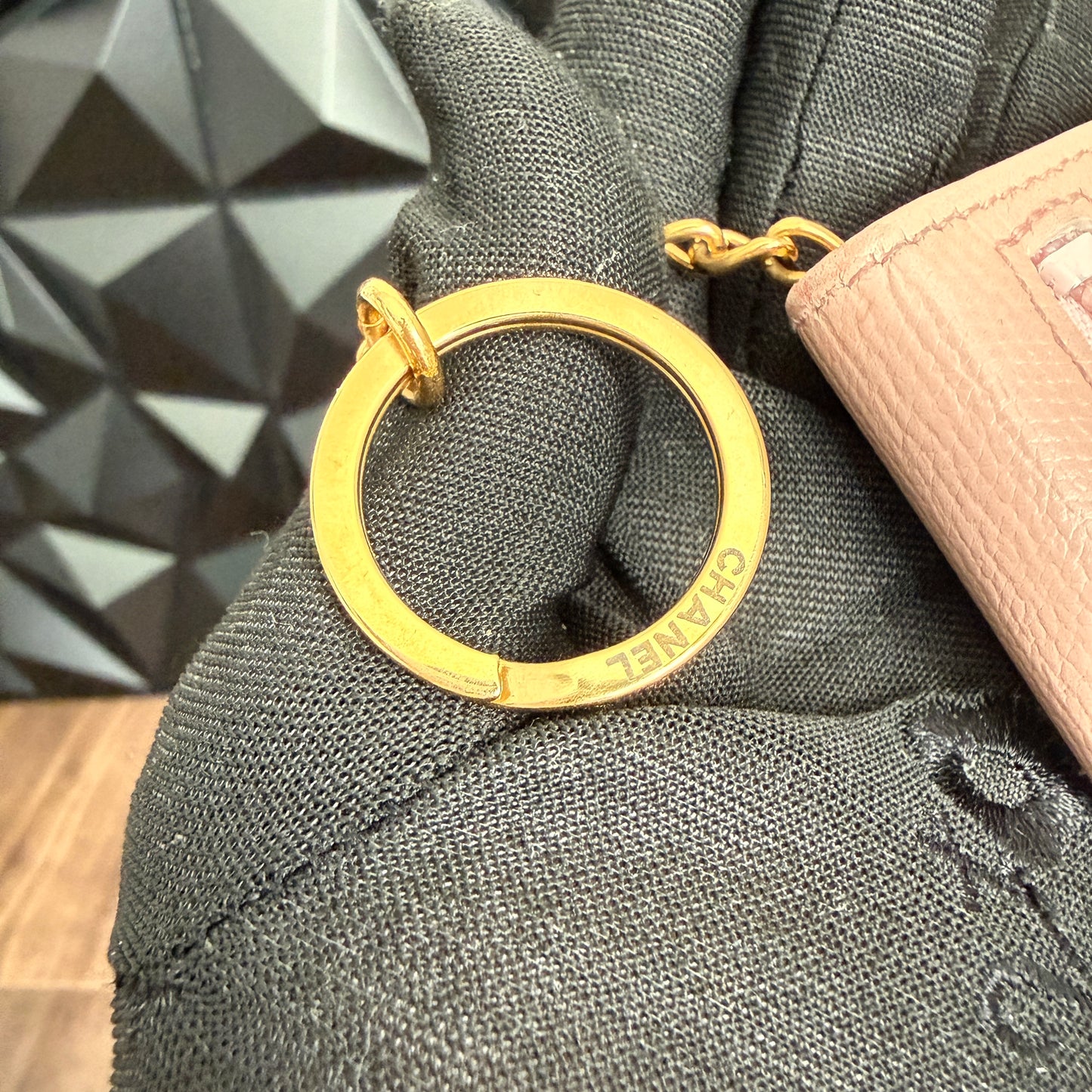 Chanel Coco Button Coin / Card / Key Cles