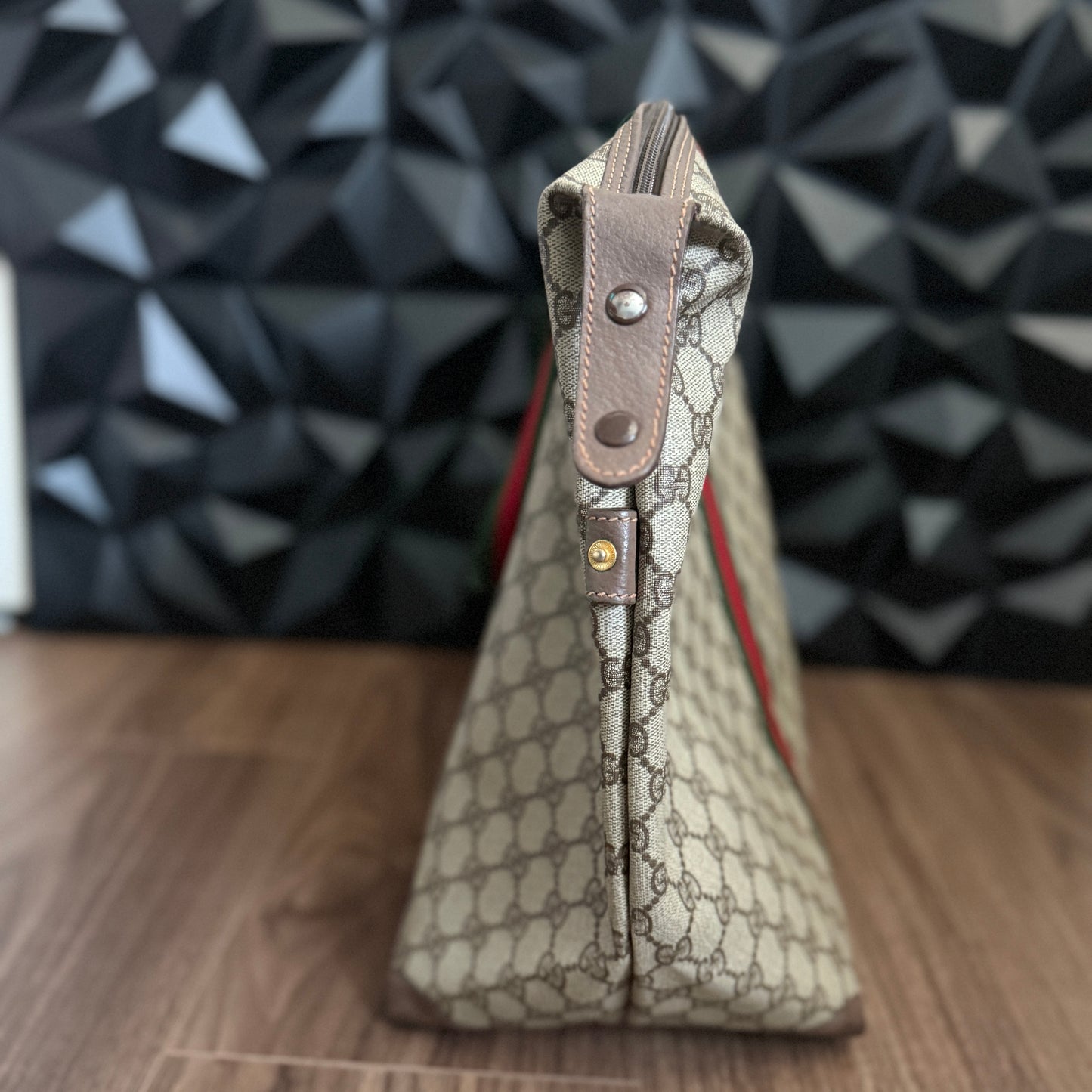Gucci XL Sherry Line Tote Bag
