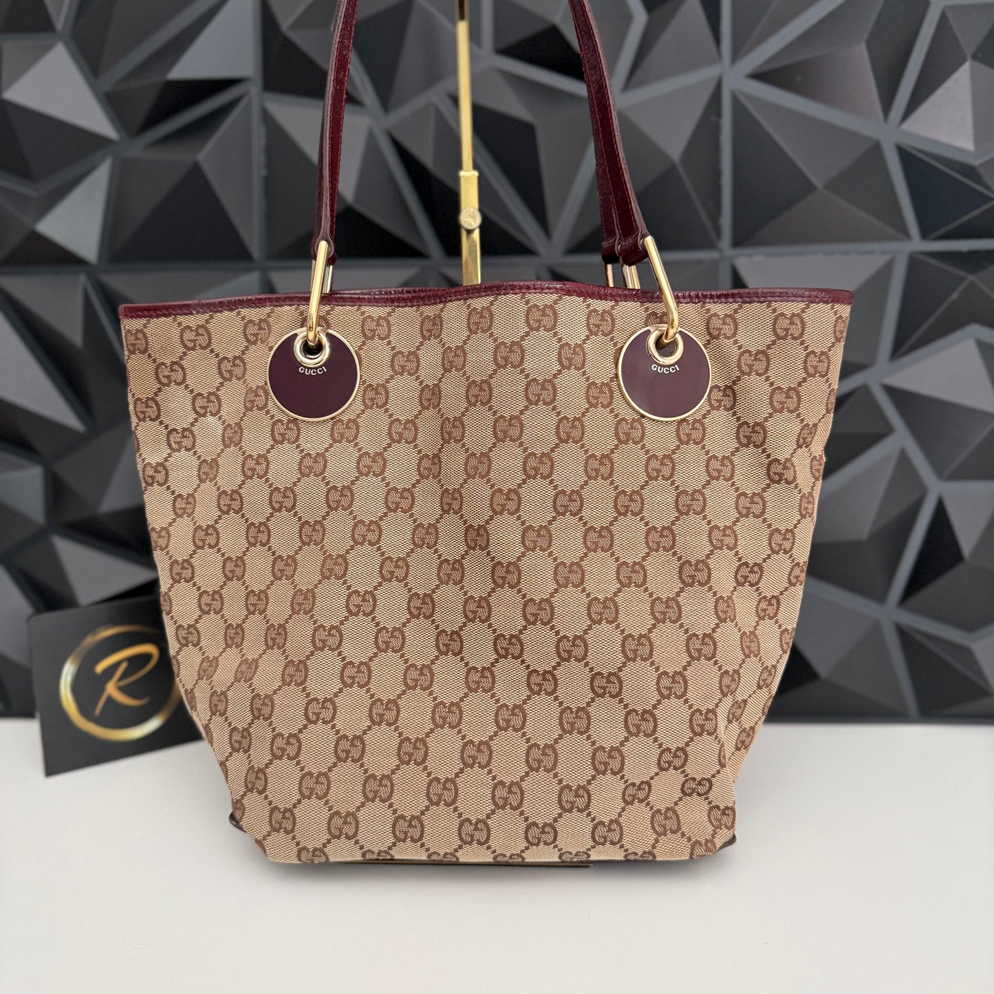 Gucci Canvas Eclipse Tote Bag