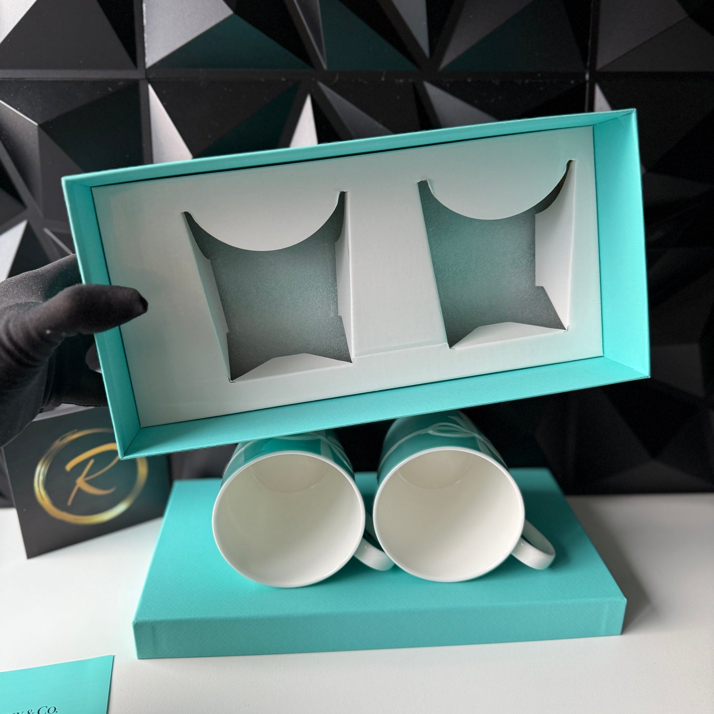 Tiffany & Co. Mug Set – Brand New with Box