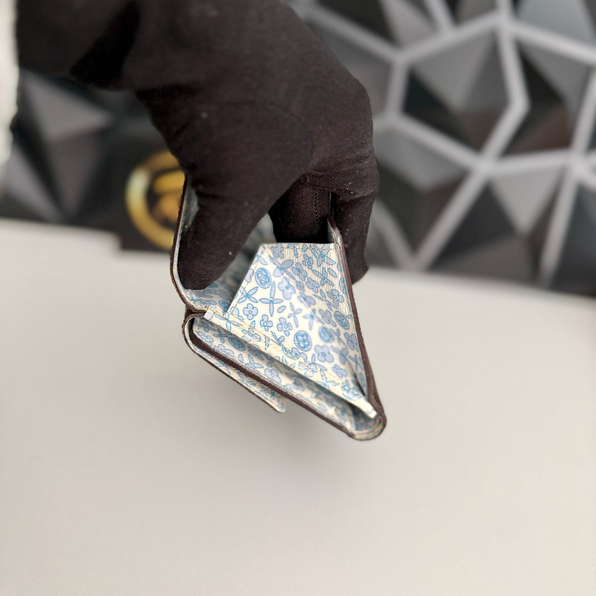 Limited Edition Louis Vuitton Fleuri Collection Elise Compact Wallet
