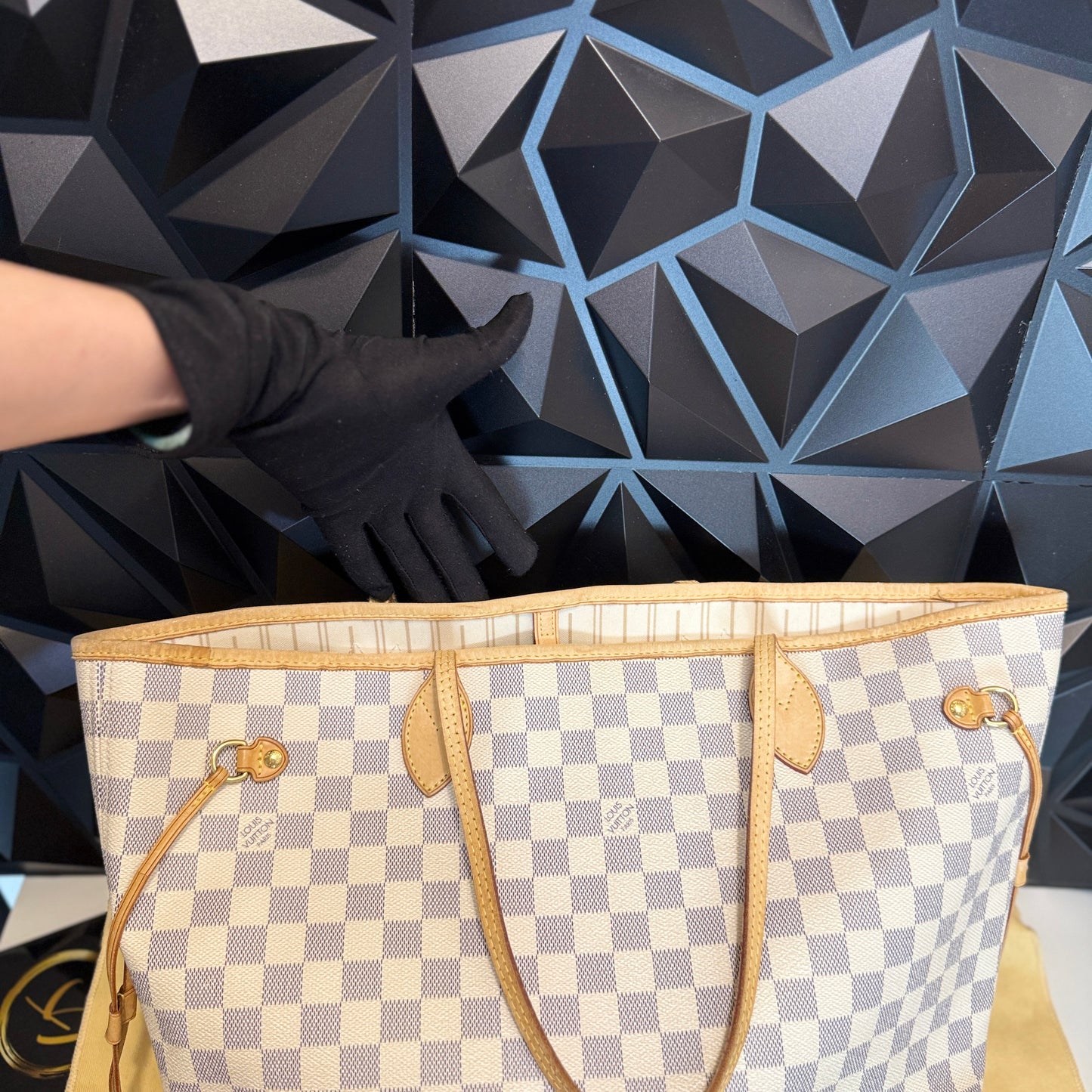 Louis Vuitton Neverfull MM Damier Azur