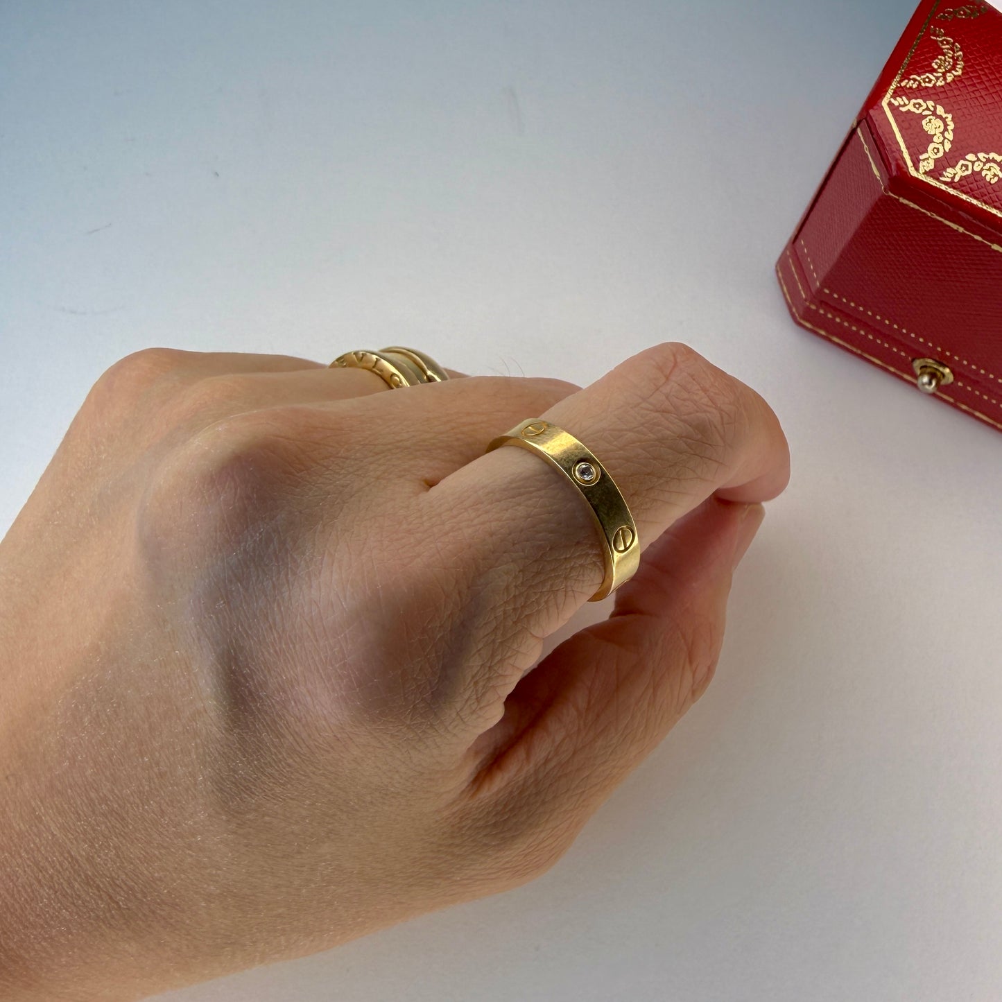 Cartier LOVE Ring, Small model, 1P Diamond